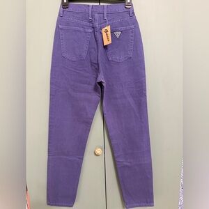Vtg 90’s Nwt Guess purple jeans size 24